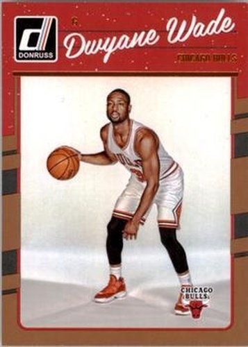 #12 Dwyane Wade - Chicago Bulls - 2016-17 Donruss Basketball