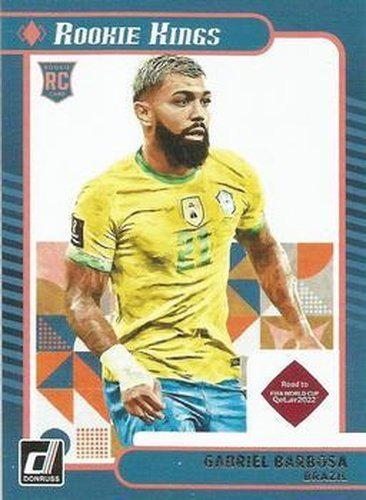 #12 Gabriel Barbosa - Brazil - 2021-22 Donruss Road to FIFA World Cup Qatar 2022 - Rookie Kings Soccer
