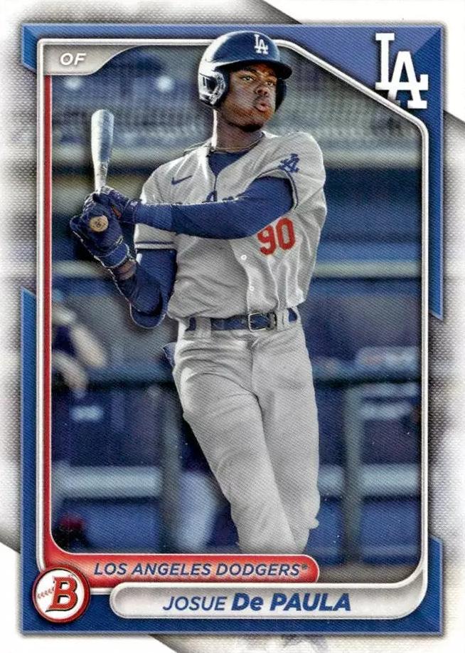 #BP-12 Josue De Paula - Los Angeles Dodgers - 2024 Bowman - Prospects Baseball