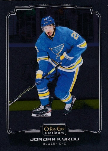 #12 Jordan Kyrou - St. Louis Blues - 2022-23 O-Pee-Chee Platinum Hockey