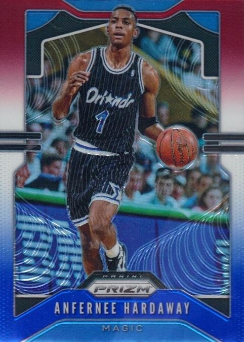 #12 Anfernee Hardaway - Orlando Magic - 2019-20 Panini Prizm - Prizms Red White and Blue Basketball