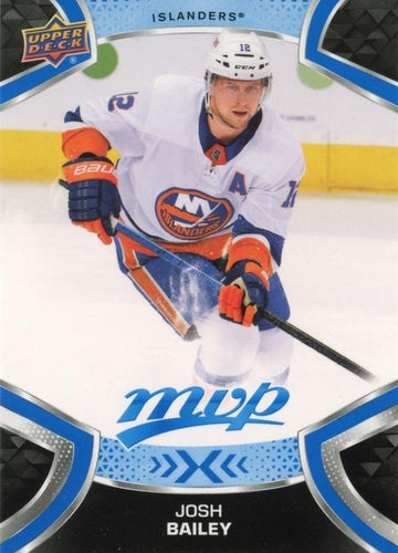 #12 Josh Bailey - New York Islanders - 2021-22 Upper Deck MVP - Blue Hockey
