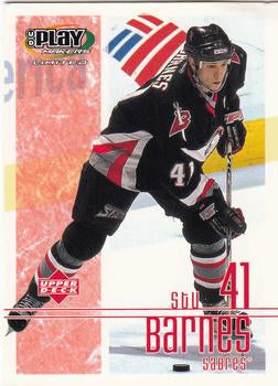 #12 Stu Barnes - Buffalo Sabres - 2001-02 Upper Deck Playmakers Hockey