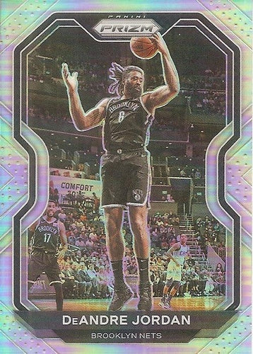 #130 DeAndre Jordan - Brooklyn Nets - 2020-21 Panini Prizm - Silver Prizms Basketball