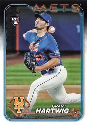 #130 Grant Hartwig - New York Mets - 2024 Topps Baseball