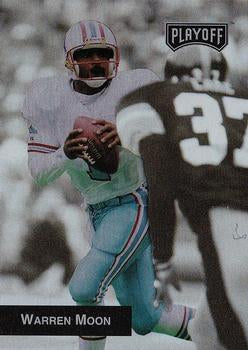 #130 Warren Moon - Houston Oilers - 1993 Playoff Football