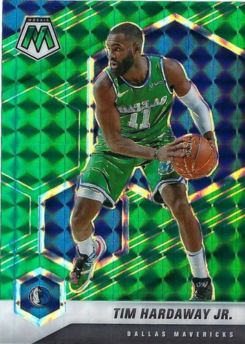 #130 Tim Hardaway Jr. - Dallas Mavericks - 2020-21 Panini Mosaic - Mosaic Green Basketball