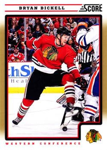 #130 Bryan Bickell - Chicago Blackhawks - 2012-13 Score - Gold Rush Hockey