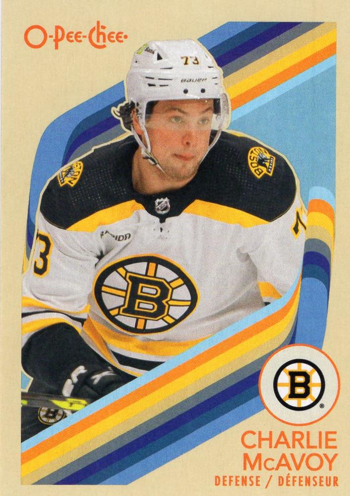 #130 Charlie McAvoy - Boston Bruins - 2023-24 O-Pee-Chee - Retro Hockey