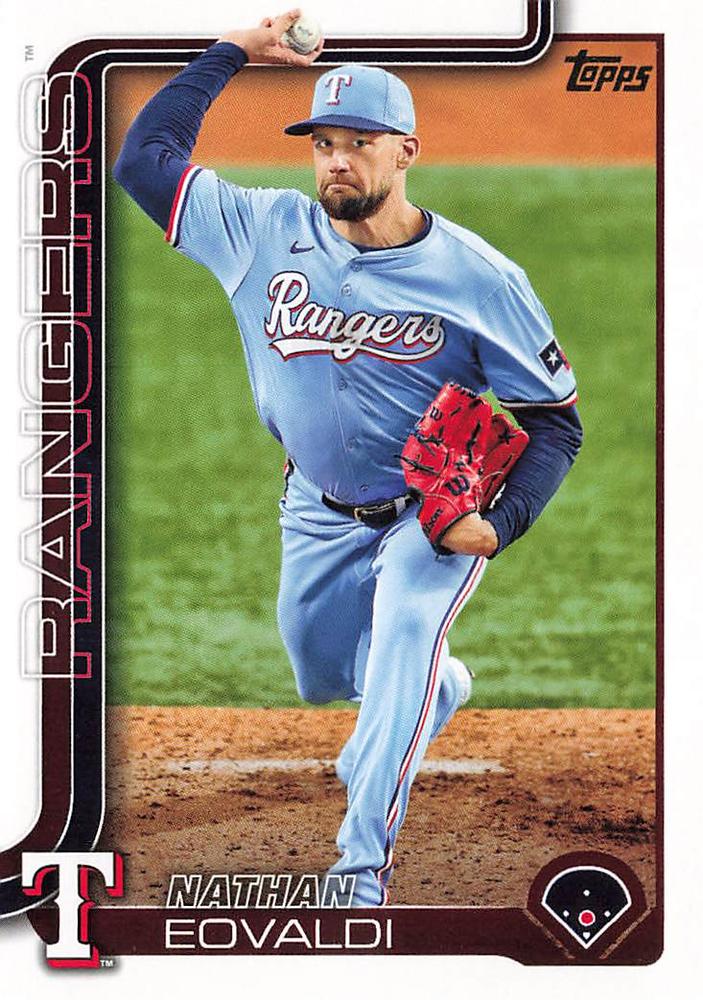 #130 Nathan Eovaldi - Texas Rangers - 2025 Topps Baseball