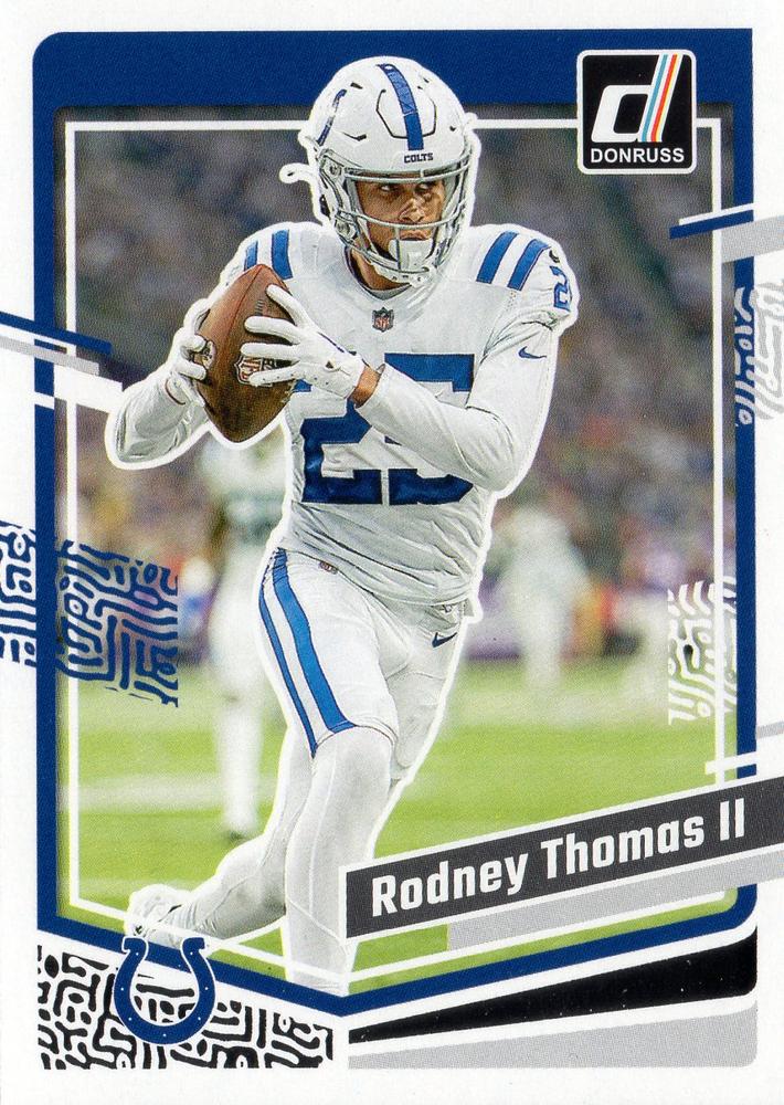 #130 Rodney Thomas II - Indianapolis Colts - 2023 Donruss Football
