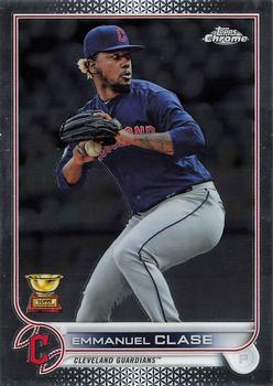 #130 Emmanuel Clase - Cleveland Guardians - 2022 Topps Chrome Baseball