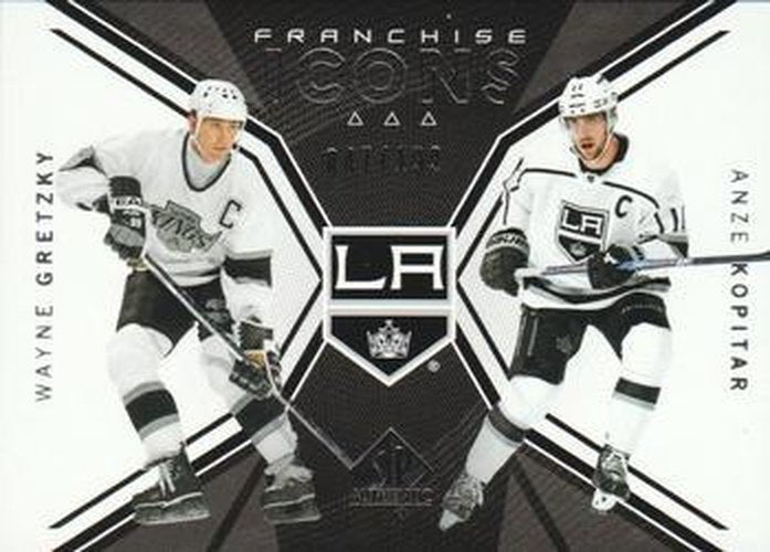 #130 Wayne Gretzky / Anze Kopitar - Los Angeles Kings - 2018-19 SP Authentic Hockey