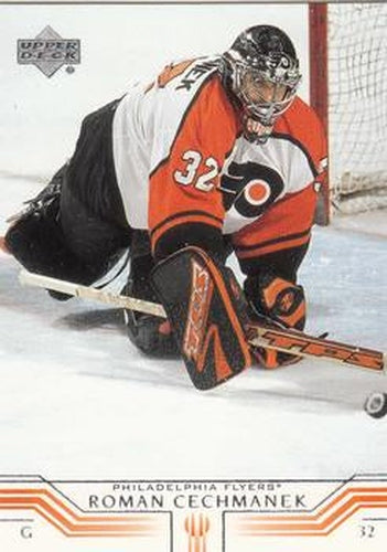 #130 Roman Cechmanek - Philadelphia Flyers - 2001-02 Upper Deck Hockey