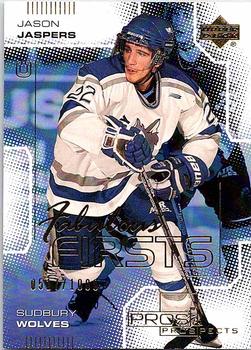 #130 Jason Jaspers - Calgary Hitmen - 2000-01 Upper Deck Pros & Prospects Hockey