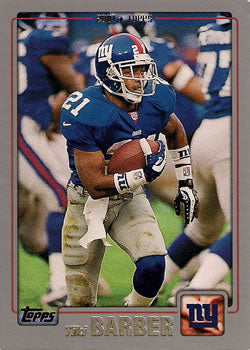 #130 Tiki Barber - New York Giants - 2001 Topps Football