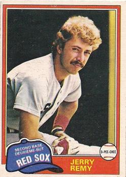 #131 Jerry Remy - Boston Red Sox - 1981 O-Pee-Chee - Gray Back Baseball