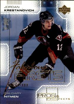 #131 Jordan Krestanovich - Calgary Hitmen - 2000-01 Upper Deck Pros & Prospects Hockey