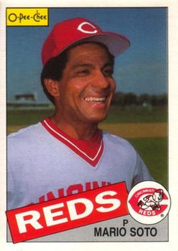 #131 Mario Soto - Cincinnati Reds - 1985 O-Pee-Chee Baseball