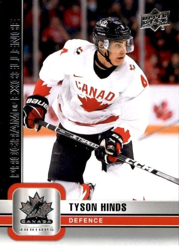 #131 Tyson Hinds - Canada - 2023 Upper Deck Team Canada Juniors Hockey