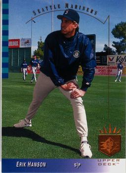 #131 Erik Hanson - Seattle Mariners - 1993 SP Baseball