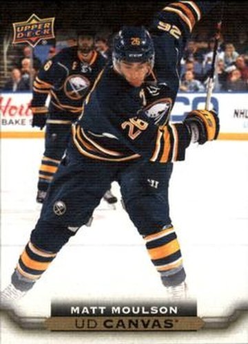 #C131 Matt Moulson - Buffalo Sabres - 2015-16 Upper Deck - UD Canvas Hockey