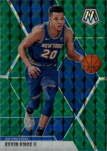 #131 Kevin Knox II - New York Knicks - 2019-20 Panini Mosaic - Green Prizm Basketball