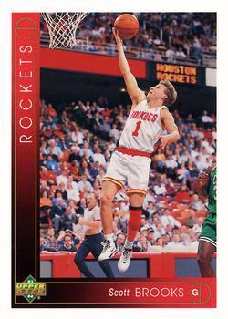 #131 Scott Brooks - Houston Rockets - 1993-94 Upper Deck Basketball