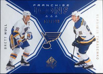 #131 Brett Hull / Vladimir Tarasenko - St. Louis Blues - 2018-19 SP Authentic Hockey