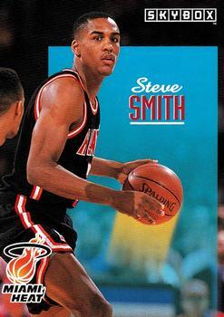 #131 Steve Smith - Miami Heat - 1992-93 SkyBox Basketball