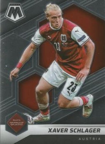 #131 Xaver Schlager - Austria - 2021-22 Panini Mosaic Road to FIFA World Cup Soccer