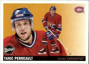 #131 Yanic Perreault - Montreal Canadiens - 2002-03 Upper Deck Vintage Hockey