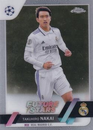 #131 Takuhiro Nakai - Real Madrid CF - 2022-23 Topps Chrome UEFA Club Competitions Soccer