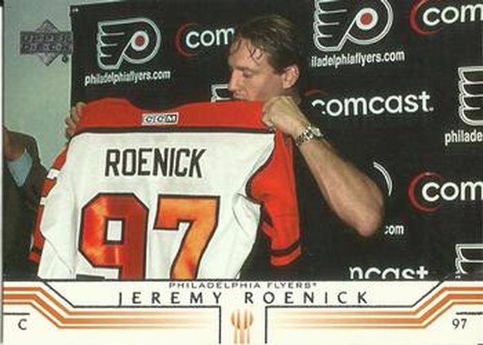 #131 Jeremy Roenick - Philadelphia Flyers - 2001-02 Upper Deck Hockey