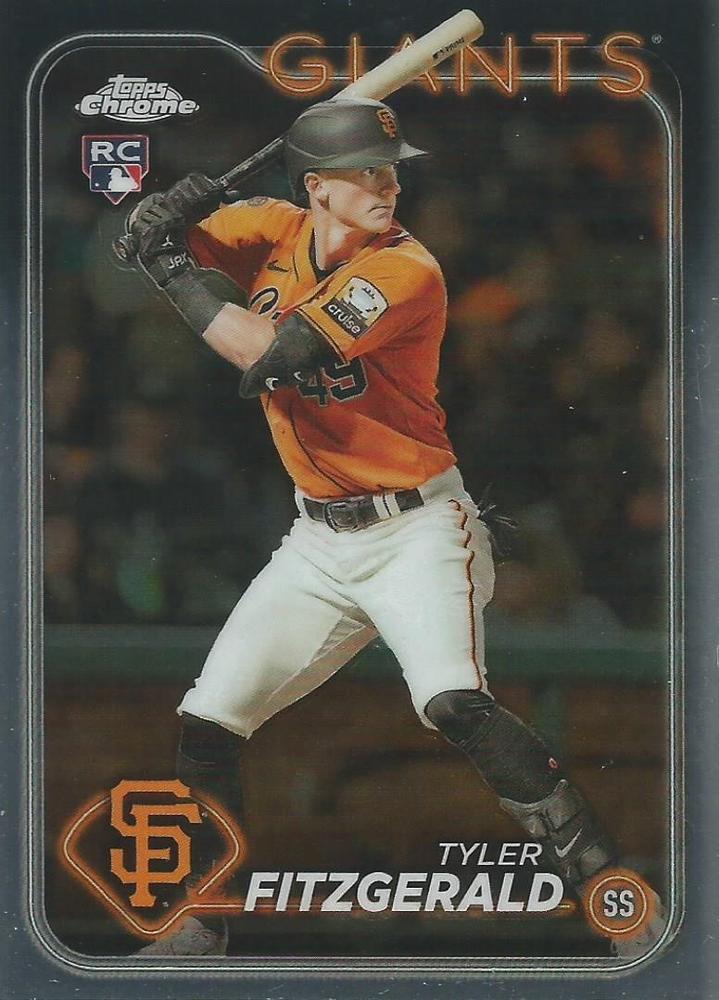 #131 Tyler Fitzgerald - San Francisco Giants - 2024 Topps Chrome Baseball