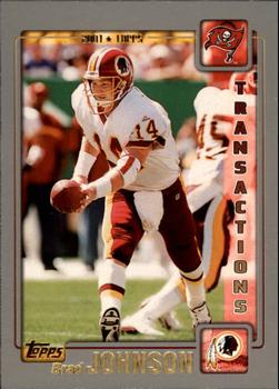 #131 Brad Johnson - Tampa Bay Buccaneers - 2001 Topps Football