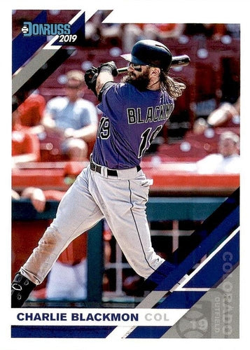#131 Charlie Blackmon - Colorado Rockies - 2019 Donruss Baseball