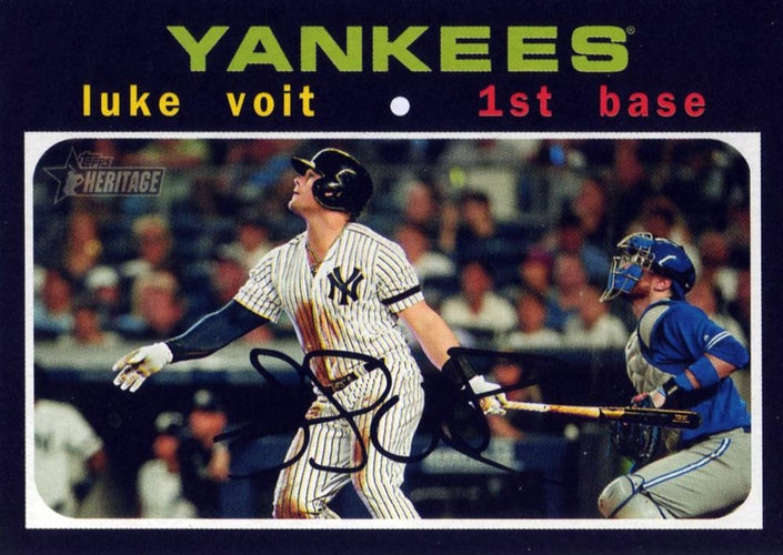 #131 Luke Voit - New York Yankees - 2020 Topps Heritage Baseball