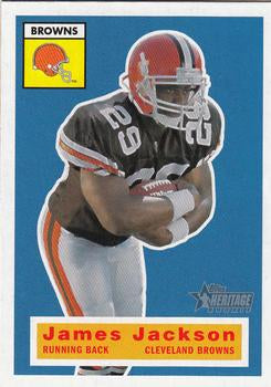 #132 James Jackson - Cleveland Browns - 2001 Topps Heritage Football