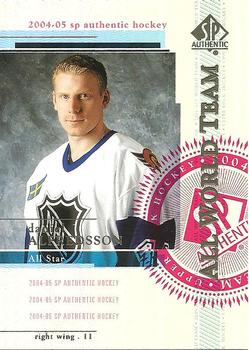 #132 Daniel Alfredsson - Ottawa Senators - 2004-05 SP Authentic Hockey