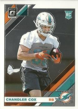 #132 Chandler Cox - Miami Dolphins - 2019 Donruss Optic Football