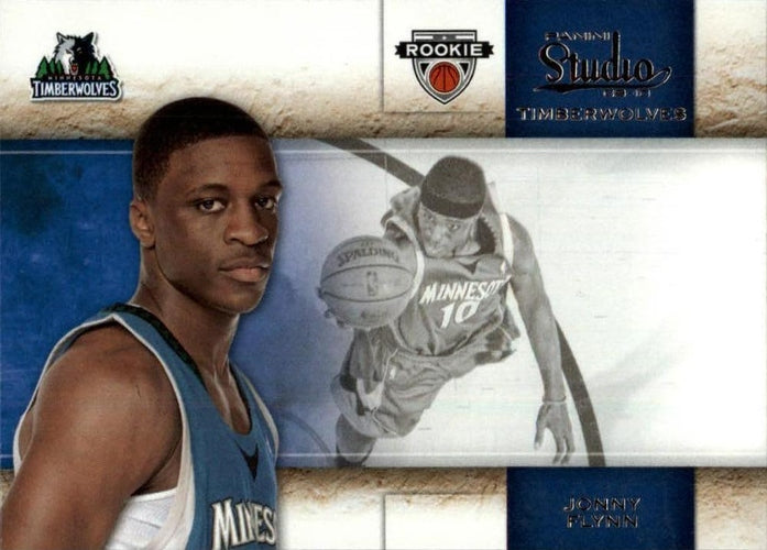 #132 Jonny Flynn - Minnesota Timberwolves - 2009-10 Panini Studio Basketball