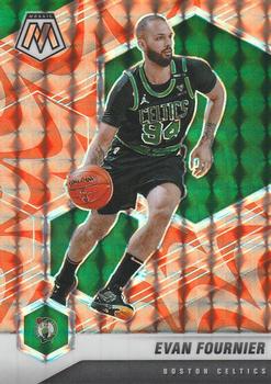 #132 Evan Fournier - Boston Celtics - 2020-21 Panini Mosaic - Mosaic Reactive Orange Basketball
