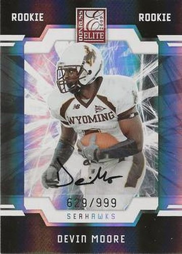 #132 Devin Moore - Seattle Seahawks - 2009 Donruss Elite Football