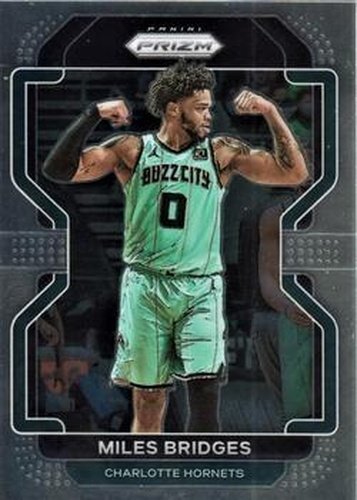 #132 Miles Bridges - Charlotte Hornets - 2021-22 Panini Prizm Basketball