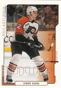#132 Simon Gagne - Philadelphia Flyers - 2000-01 Upper Deck MVP Hockey