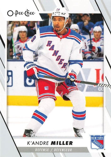 #132 K'Andre Miller - New York Rangers - 2023-24 O-Pee-Chee Hockey