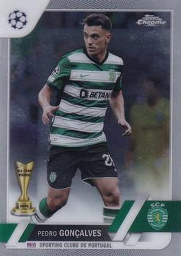 #132 Pedro Gonçalves - Sporting Clube de Portugal - 2022-23 Topps Chrome UEFA Club Competitions Soccer