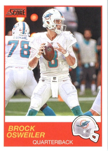 #133 Brock Osweiler - Miami Dolphins - 2019 Score Football