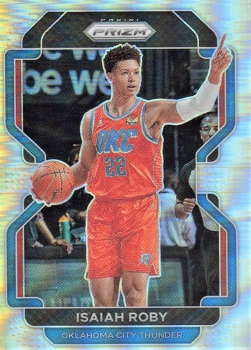 #133 Isaiah Roby - Oklahoma City Thunder - 2021-22 Panini Prizm - Silver Basketball